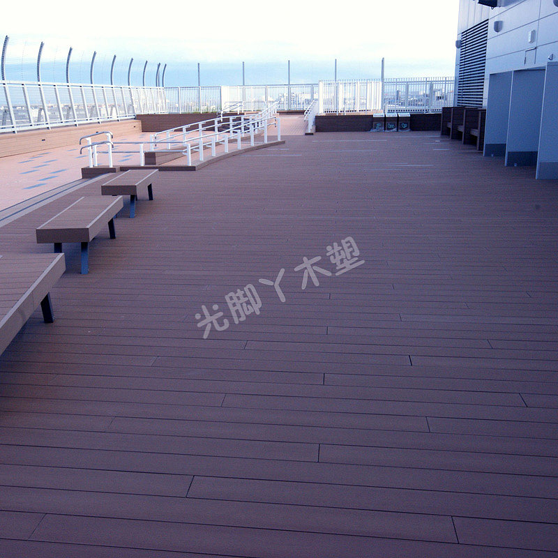 Wood plastic outdoor floor，Outdoor living space，Outdoor furniture floor，